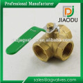 DN50 Three Way Brass Valve Ball